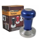 Coffee Tamper, 58mm Stainless Flat, Blue -ProTamp
