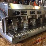 Cheap 3 Group Wega Polaris In Chrome Commercial Second hand Coffee Machine1