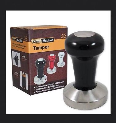 Coffee Tamper, 58mm Stainless Flat, Black – ProTamp